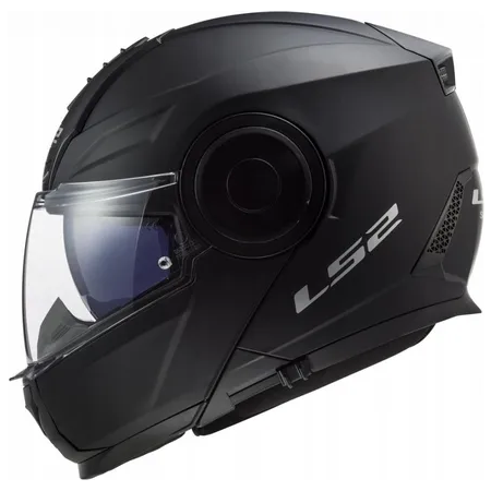 Kask motocyklowy szczękowy LS2 Scope II Duria Grey H-V Yellow + Pinlock